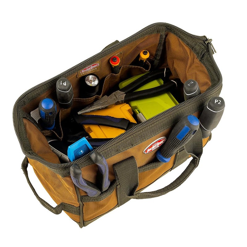 Bucket Boss Gatemouth 12 Tool Bag in Brown, 60012, 7 liters - Image 4